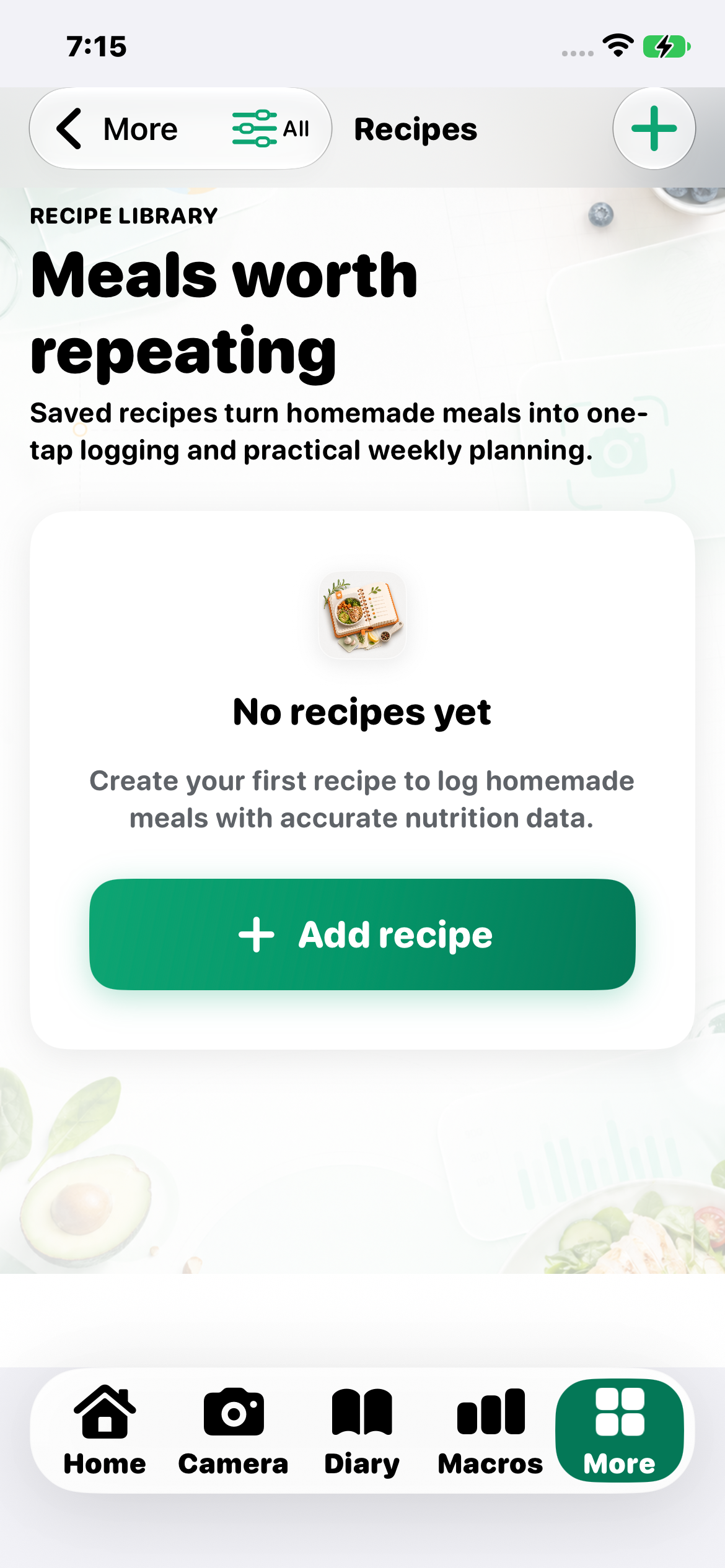 Recipe library